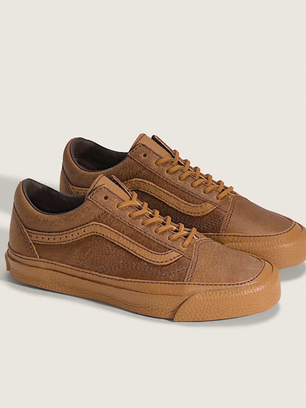 New Vans OTW Lx Old Skool Houston Chipmunk Brown Sneakers